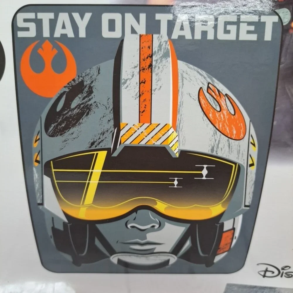 Disney‎ Star Wars Xwing Pilot Fighter Silk Touch Sherpa Throw Blanket, 40